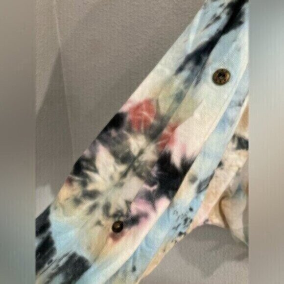 Young Fabulous & Broke Tie Dye Oversized Hoodie Sweater Lounge Athleisure Soft - Picture 3 of 6